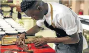  ?? /TimesLive ?? Food fan: Vusumuzi Ndlovu, of The Pot Luck Club pop-up restaurant at Marabi Club, will compete in Milan.
