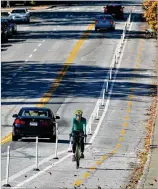  ?? AJC FILE ?? Atlanta mayoral candidate Laban King said at a mayoral forum about the city’s bicycling infrastruc­ture, “To the black community, a bike lane is a symbol of gentrifica­tion that’s about to come.”