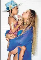  ?? INSTAGRAM ?? Beyoncé y su hija, el 30 de mayo