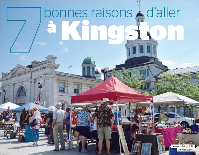  ??  ?? Le marché public de Kingston.