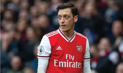  ??  ?? Mesut Özil has not played for Arsenal for seven months and has not been part of any of their matchday squads this season. Photograph: Elli Birch/IPS/Shuttersto­ck