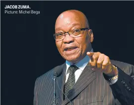  ?? Picture: Michel Bega ?? JACOB ZUMA.