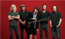  ??  ?? Young at heart … AC/DC (left to right) Cliff Williams, Brian Johnson, Angus Young, Phil Rudd and Stevie Young. Photograph: Josh Cheuse