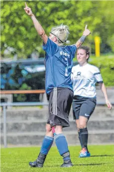  ?? FOTO: PETER SCHLIPF ?? Hat mit zwei Toren einen großen Anteil am Erfolg des VfB aus Ellenberg: Verena Starz.