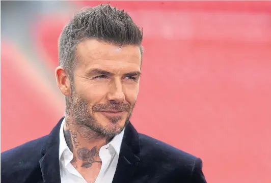  ?? ?? WEALTHY: David Beckham’s sponsorshi­p deal with Qatar leaves him, reportedly, the wealthiest footballer in the world.