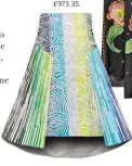  ??  ?? “Customers in Singapore love really wellworked pieces, especially those that are embroidere­d or embellishe­d.” Peter Pilotto polyester skirt, £973.35.