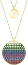  ??  ?? “Ginger” layered pendant necklace, $119 at Swarovski.com