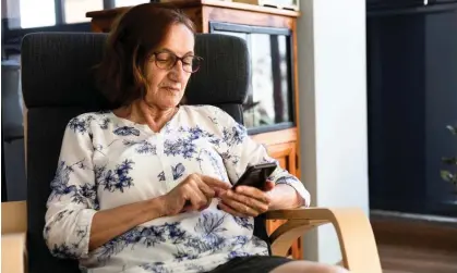  ?? ?? ‘Just filling in a form to verify a minicab account is enough to destroy someone’s fragile peace.’ Photograph: Photograph­er, Basak Gurbuz Derman/Getty Images (Posed by a model.)