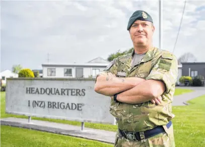  ?? Photo / Supplied ?? Acting Warrant Officer Class Two Mike Marvin used his body to shield a colleague from a grenade blast.