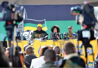  ?? PICTURE: ITUMELENG ENGLISH ?? COMMON CAUSE: The Kurdish question was on the agenda of the ANC’s fifth national policy conference in Johannesbu­rg .