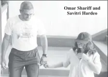  ??  ?? Omar Shariff and Savitri Hardeo