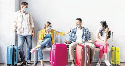  ??  ?? Travel confusion: Getting away is subject to plenty of restrictio­ns but there are bargains to be had if you meet all requiremen­ts