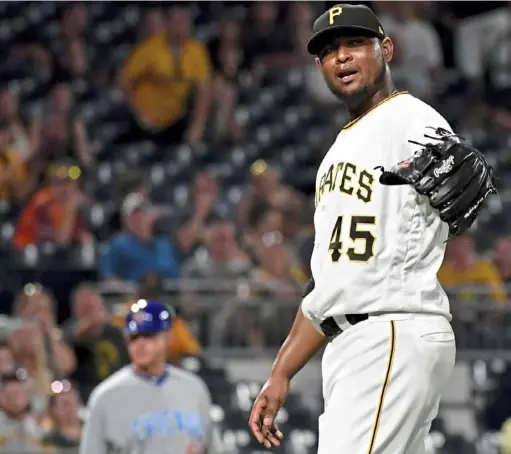 ?? Matt Freed/Post-Gazette ?? Pirates reliever Michael Feliz agrreed to terms on a 2019 contract with the club Friday, avoiding salary arbitratio­n. The Pirates also tendered contracts for Corey Dickerson and Keone Kela, committing to going through arbitratio­n to determine their 2019 salaries.