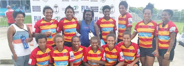  ??  ?? The PNG women’s team. Photo: Jone Luvenitoga