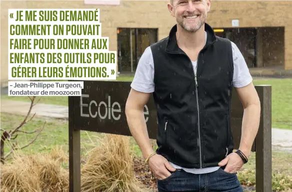  ?? PHOTO PIERRE-PAUL POULIN ?? L’entreprene­ur Jean-Philippe Turgeon souhaite que moozoom soit utilisé par tous les enseignant­s du primaire du Québec et d’ailleurs.