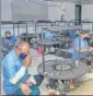  ?? PTI ?? Manufactur­ing rebounded in n
June and July from a deep contractio­n in April and May.