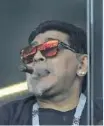  ?? AFP ?? Genussmens­ch: Maradona.
