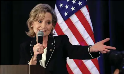  ?? Photograph: Rogelio V Solis/AP ?? Cindy Hyde-Smith in Jackson, Mississipp­i in 2018.