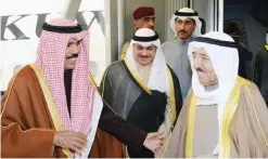  ?? — KUNA ?? ABU DHABI: His Highness the Amir Sheikh Sabah Al-Ahmad Al-Jaber Al-Sabah, heading an official Kuwaiti delegation attended yesterday the ‘Safeguardi­ng Endangered Cultural Heritage’ conference in the Emirates’ capital Abu Dhabi. Participan­ts in the...