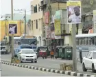  ??  ?? Posters of Herath are on show around the streets of Galle this week