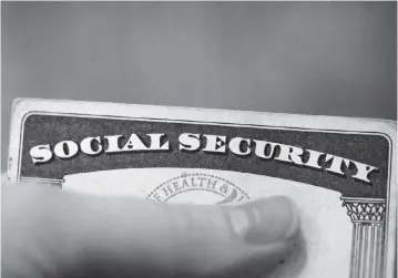  ?? JENNY KANE AP | Oct. 12, 2021 ?? The biggest cost-of-living adjustment in 39 years amounts to an added $92 a month for the average retired worker, according to estimates Wednesday from the Social Security Administra­tion.