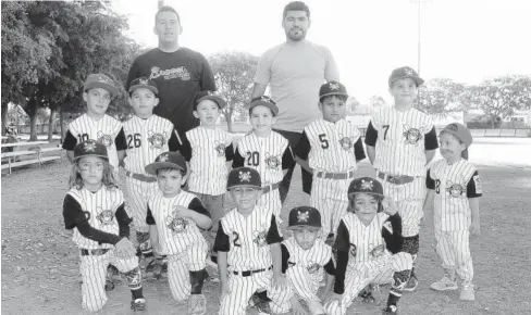  ?? ROBERTO ROJAS ?? > Los Titanes del Country Club conquistar­on el campeonato en la categoría 5-6 años.