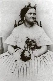  ?? ARCHIVE / GETTY IMAGES HULTON ?? Mary Todd Lincoln, photograph­ed here circa 1865, married Abraham Lincoln in 1842. “(Mary Todd) made him president. She had the fire — will and ambition,” a source of the era commented in Sidney Blumenthal’s “A SelfMade Man: The Political Life of...