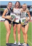  ??  ?? Annkathrin Hoven, Frederike Schütte und Lea Dreilich.