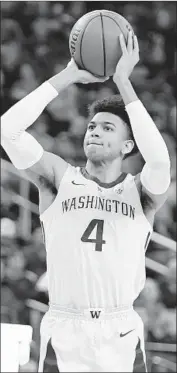  ?? Ethan Miller Getty Images ?? MATISSE THYBULLE has been nicknamed “The Disruptor” by an opposing coach in the Pac-12.