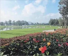  ?? COURTESY EVANS MAHONEY ?? Communist Vietnam has approved 100 golf courses. Hamilton’s Evans Mahoney is loving life there and the year-round season. Above, a view of his course, King's Island Resort.