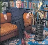  ??  ?? Phillip Hills with one of Stirling’s engines