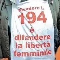  ??  ?? Manifestaz­ione per l’aborto