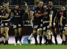  ?? (Photo AFP) ?? Au terme d’un suspense insoutenab­le, Lyon a dominé Montpellie­r. Et s’offre un barrage dans  jours... à Mayol !