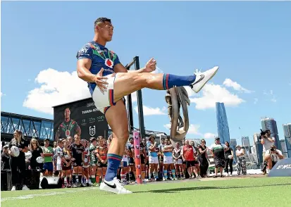  ??  ?? Roger Tuivasa-sheck wants to kick on in his final season with the Warriors.