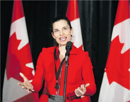  ?? TODD KOROL / THE CANADIAN PRESS FILES ?? Minister of Science Kirsty Duncan demanded Monday that the Tories react to news that Saint Paul University last week cancelled a film festival event featuring a documentar­y about abortion.