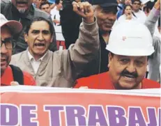  ?? FOTO: ARCHIVO. ?? ►► Mineros se oponen a reforma laboral.