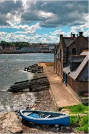  ??  ?? The former lifeboat station at Berwick with its launch ramp.