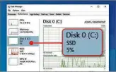  ??  ?? Task Manager now shows whether your drive is an SSD or HDD