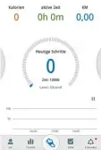  ?? Screenshot: Julian Hofmeister ?? Apps helfen, die gelaufenen Schritte zu überprüfen.