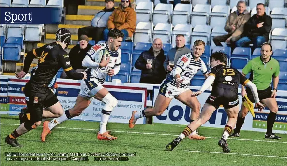 Turnaround sparks Cov in second-half fightback - PressReader