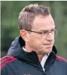  ?? Rangnick ?? BIG CHALLENGE