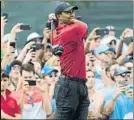  ?? FOTO: AP ?? Tiger Woods, ayer en acción
