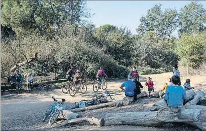  ?? MANÉ ESPINOSA ?? Los ciudadanos han hecho suyo el parque natural de Collserola y su entorno durante la pandemia