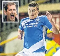  ??  ?? St Johnstone’s Michael Coulson has no grudge against Jackie McNamara (inset).