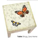  ??  ?? Table Dh235, Zara Home