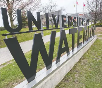  ?? THE CANADIAN PRESS/FILES ?? The University of Waterloo is restrictin­g who can apply for some top Canada Research Chair positions in a bid to address a lack of diversity. But some argue excluding people is not the best way to eliminate discrimina­tion.