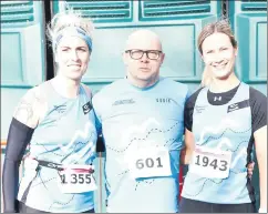  ?? ?? Rachel Cronin, Jeff Roberts and Deirdre Morrison at the John Treacy 10 mile.