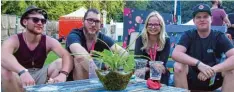  ?? Foto: Siegfried P. Rupprecht ?? Familiäre Wohlfühlat­mosphäre: Die Besucher hatten am Funky Forest Festival ihren Spaß.