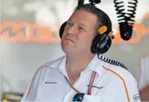  ?? ?? ZAK Brown, Mclaren executive director, is calling for transparen­cy in FIA investigat­ions. | Archives