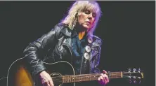  ?? ERROL McGIHON ?? Louisiana native Lucinda Williams hopes to be able to return to performing this summer after suffering a stroke late last year.